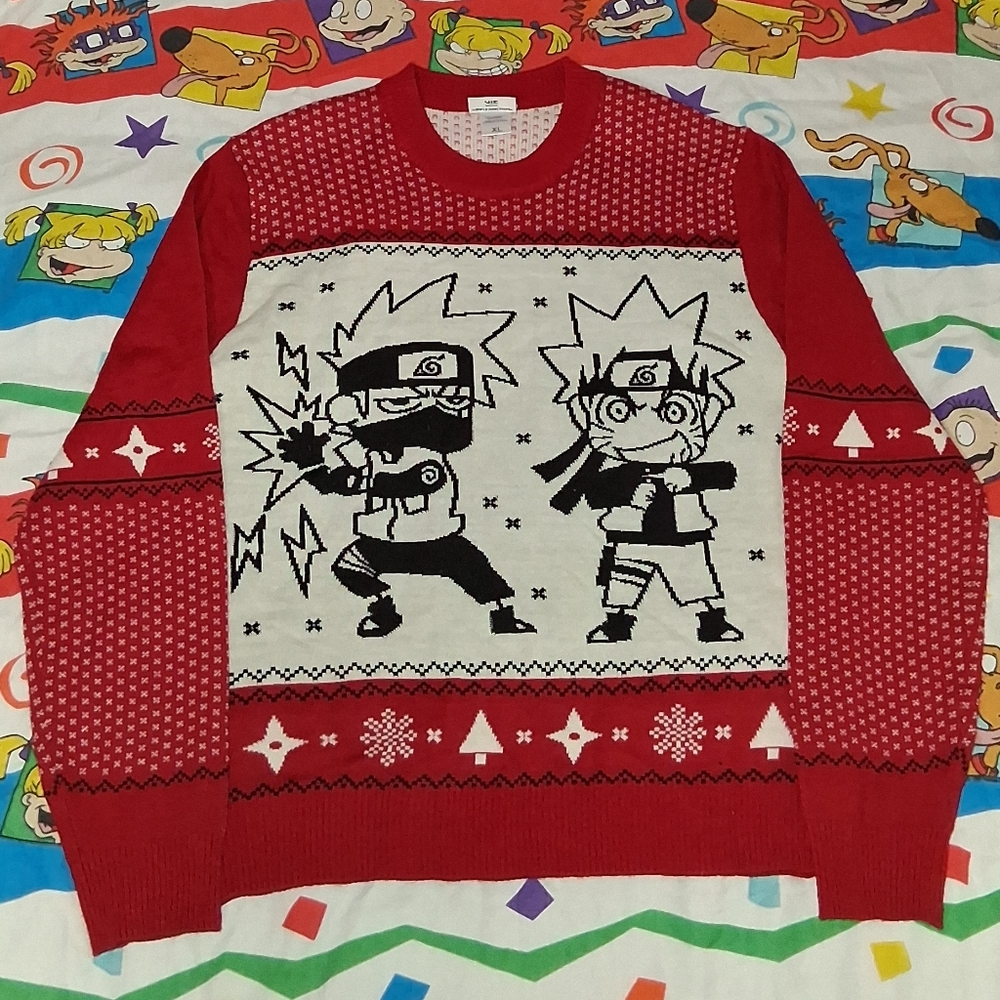 Naruto Shippuden Ugly Christmas Sweater Anime Manga
